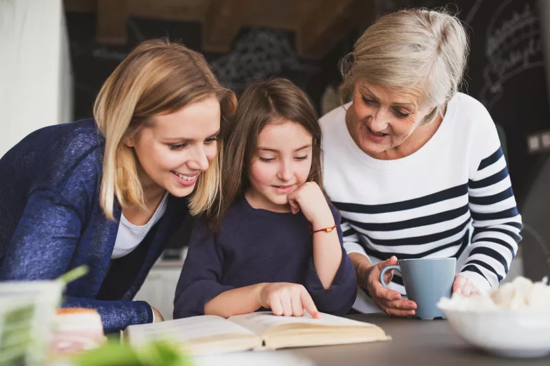 Three Generations of Women